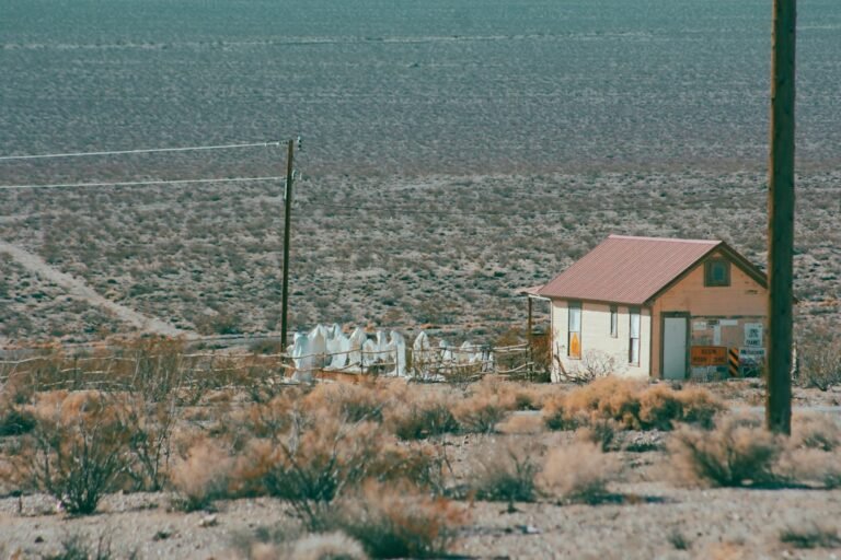 A house in a desert